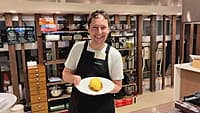 Japanese omurice made during the Basic cooking class