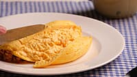 Japanese omurice made during the Basic cooking class